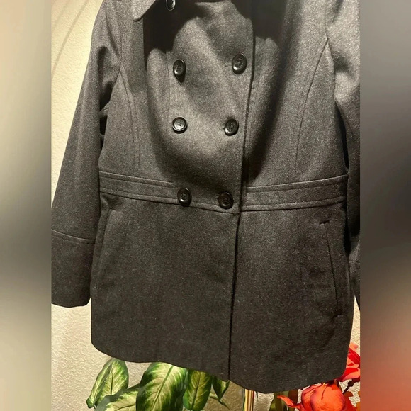 Michael Kors gray wool blend jacket/coat women’s size XL - Picture 5 of 16